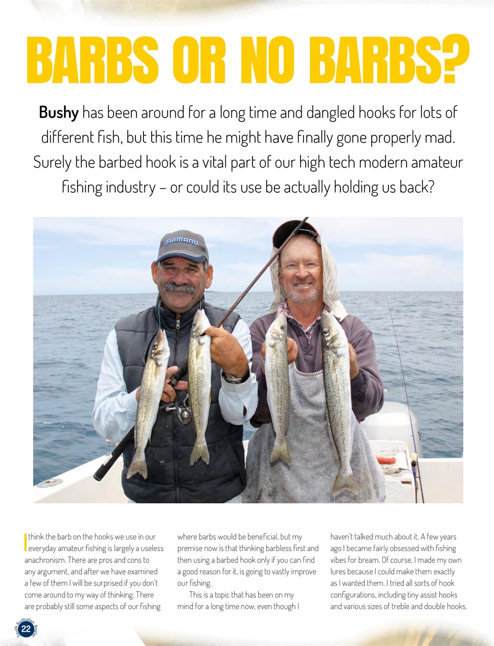 South Australian Angler Preview Pages