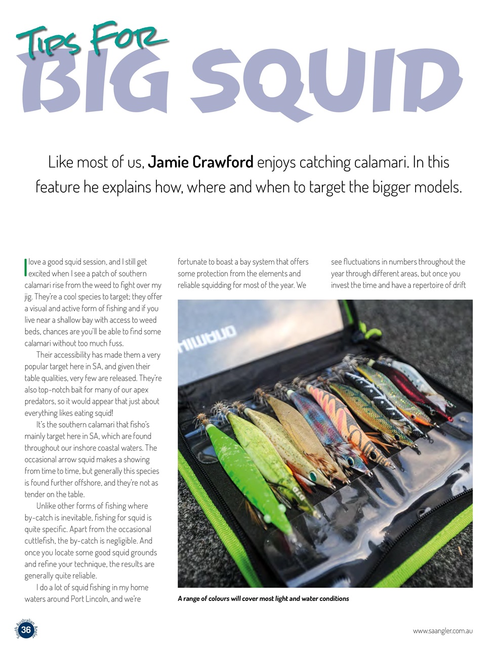 South Australian Angler Preview Pages