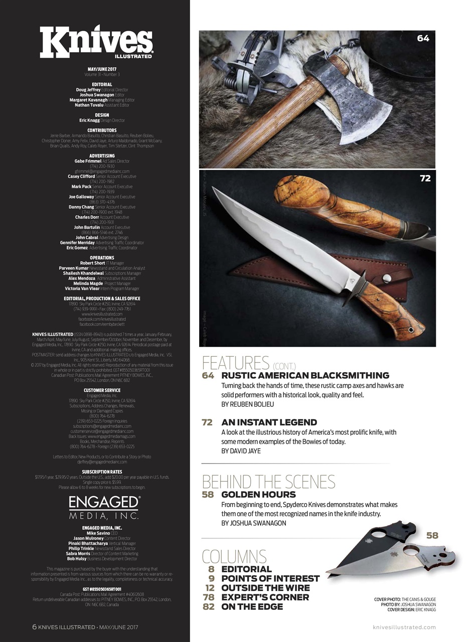 Knives Illustrated Preview Pages