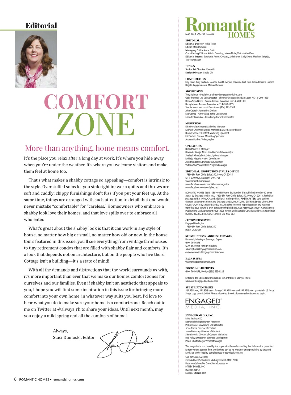 Romantic Homes Preview Pages