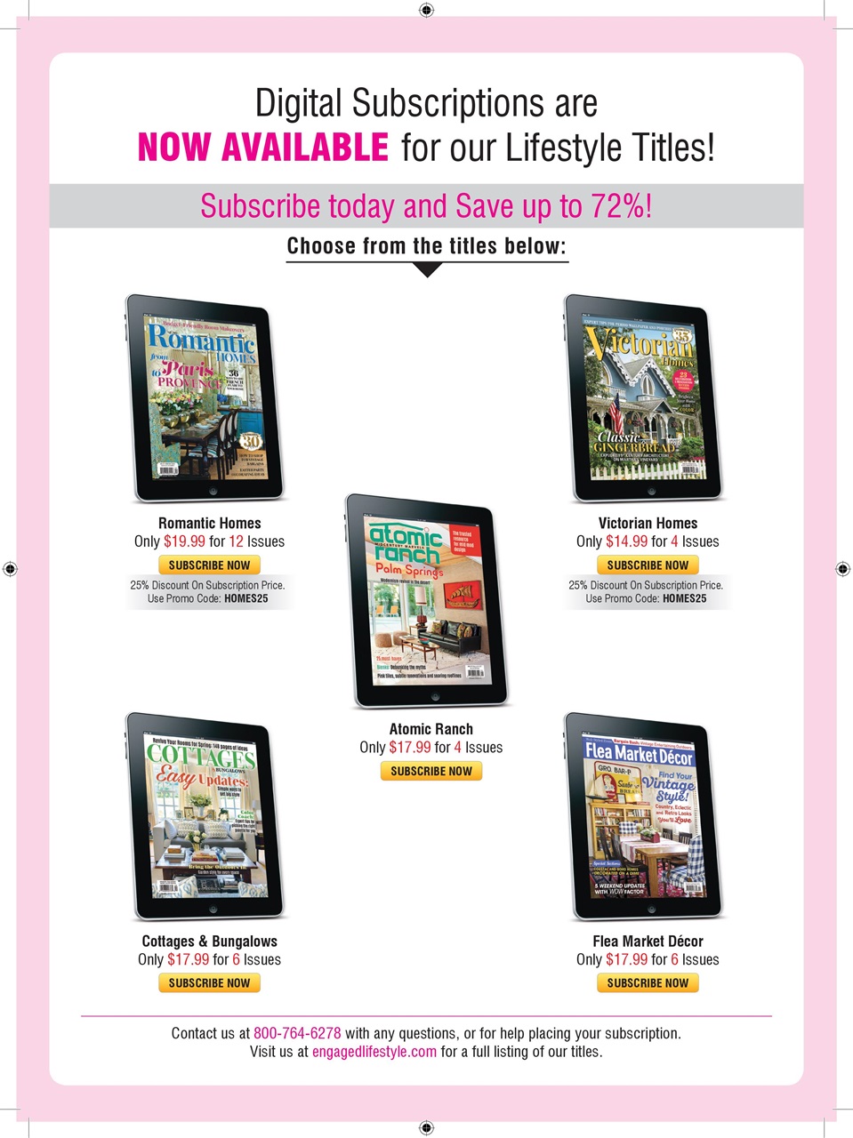 Romantic Homes Preview Pages