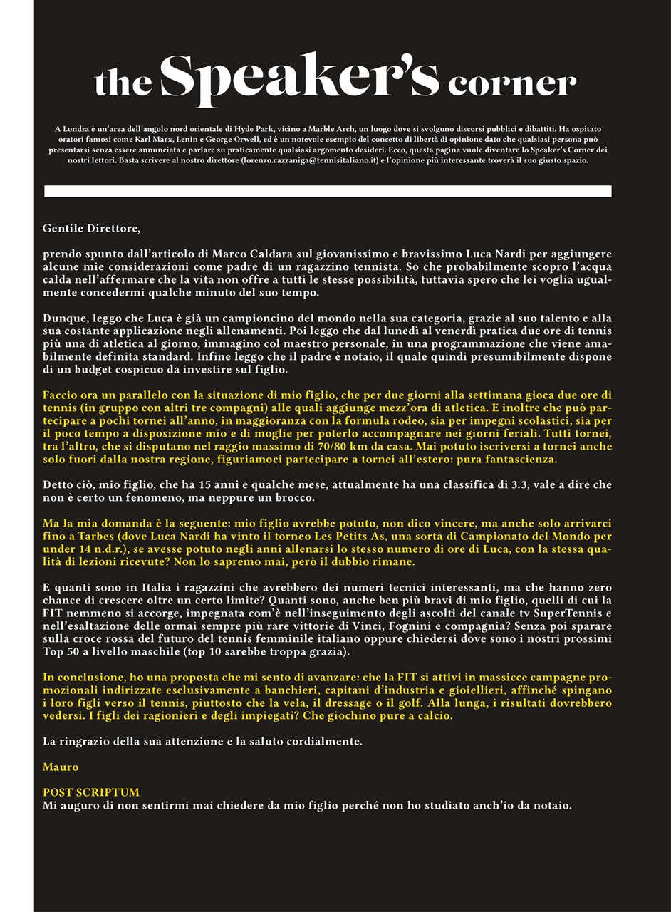 Il Tennis Italiano Preview Pages