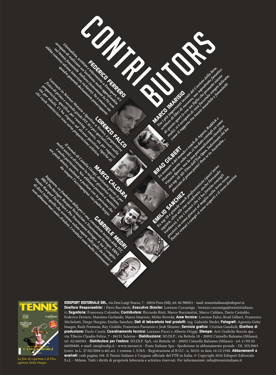 Il Tennis Italiano Preview Pages