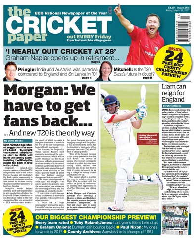 The Cricket Paper issue 31st March 2017