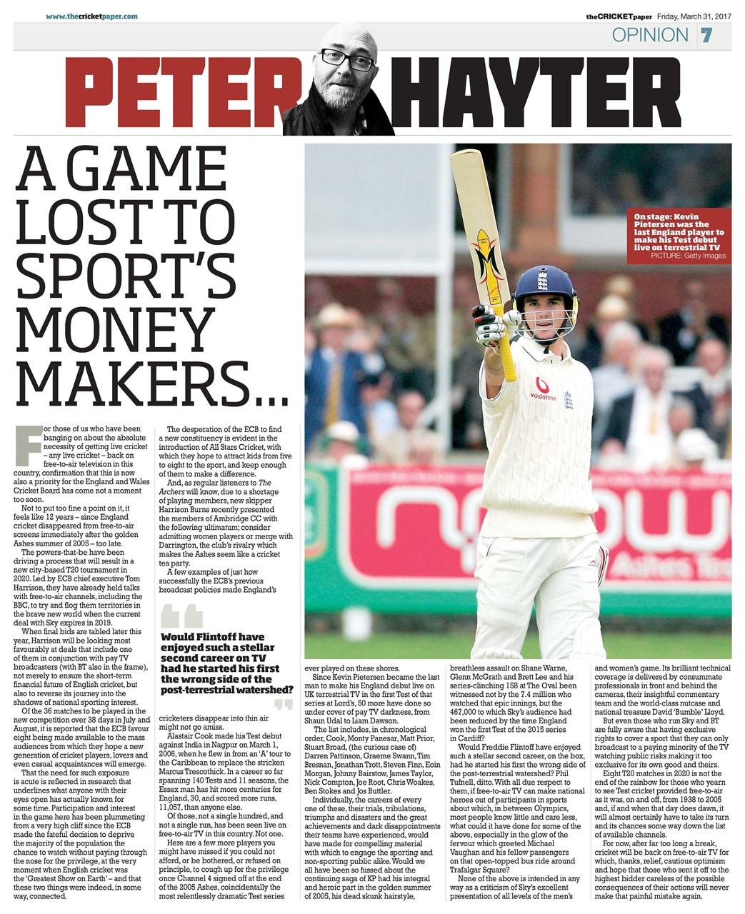 The Cricket Paper Preview Pages