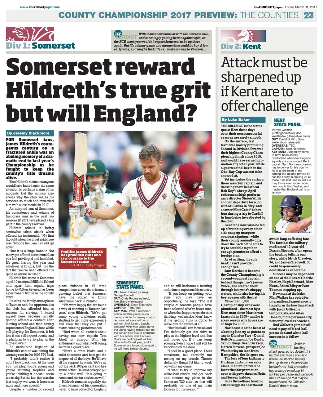 The Cricket Paper Preview Pages