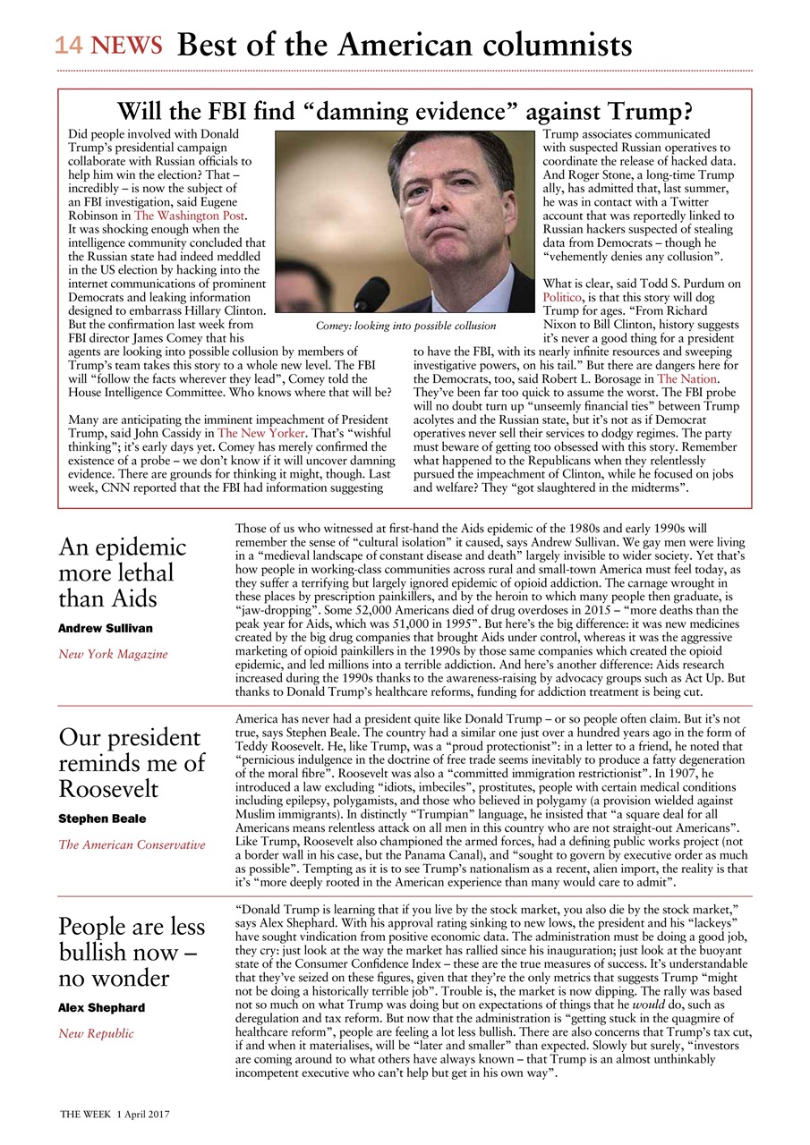 The Week Preview Pages