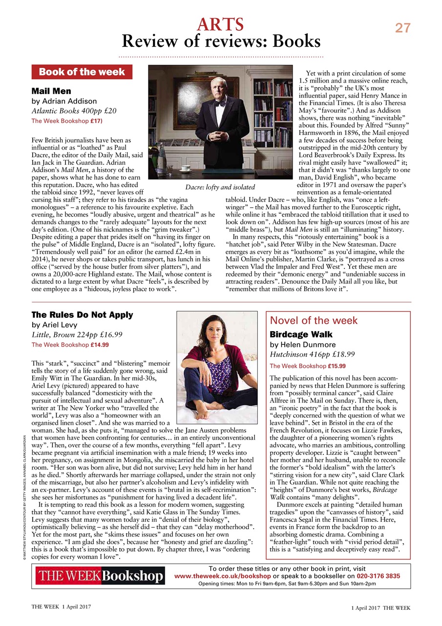 The Week Preview Pages