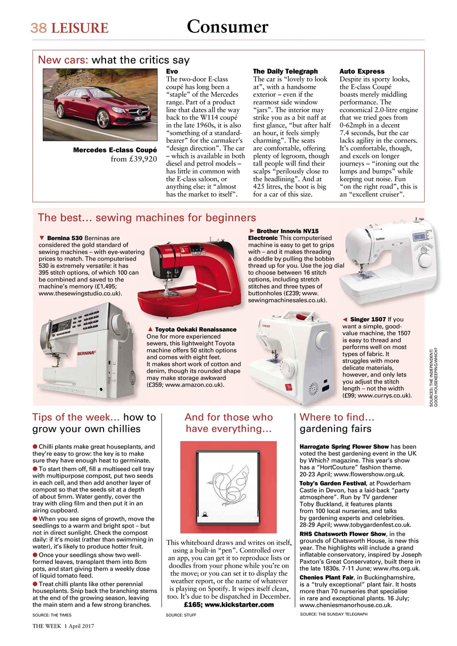 The Week Preview Pages