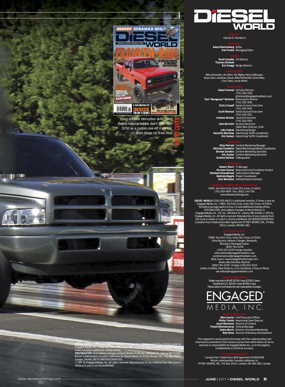 Diesel World Preview Pages