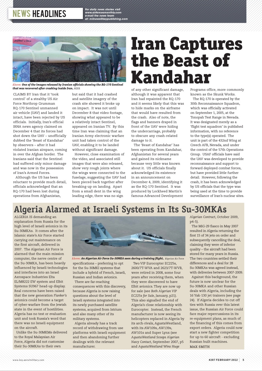 AirForces Monthly Preview Pages