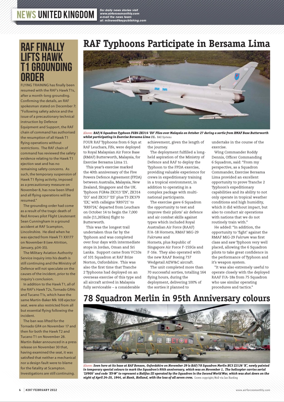 AirForces Monthly Preview Pages