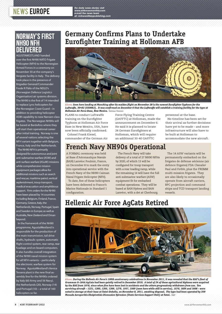 AirForces Monthly Preview Pages