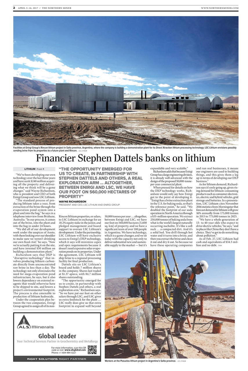 The Northern Miner Preview Pages