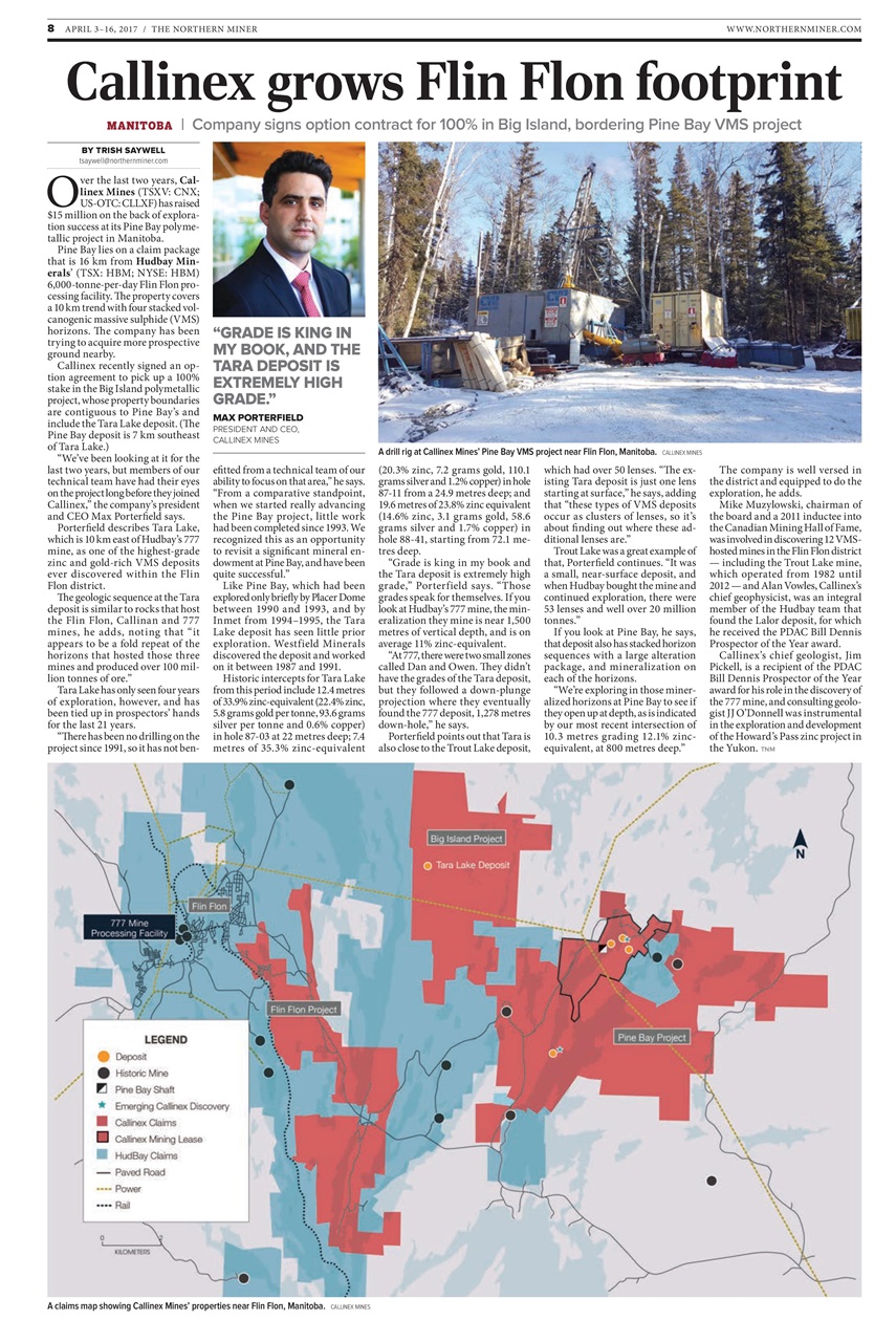 The Northern Miner Preview Pages