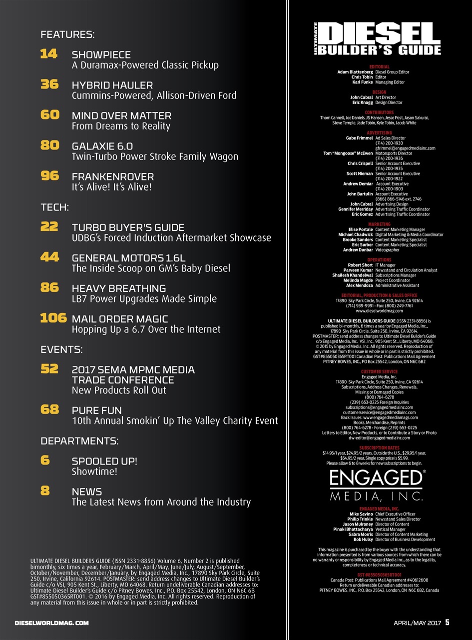 Ultimate Diesel Builders Guide Preview Pages