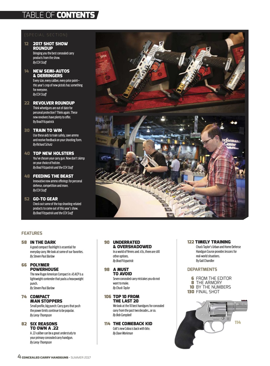 Concealed Carry Handguns Preview Pages