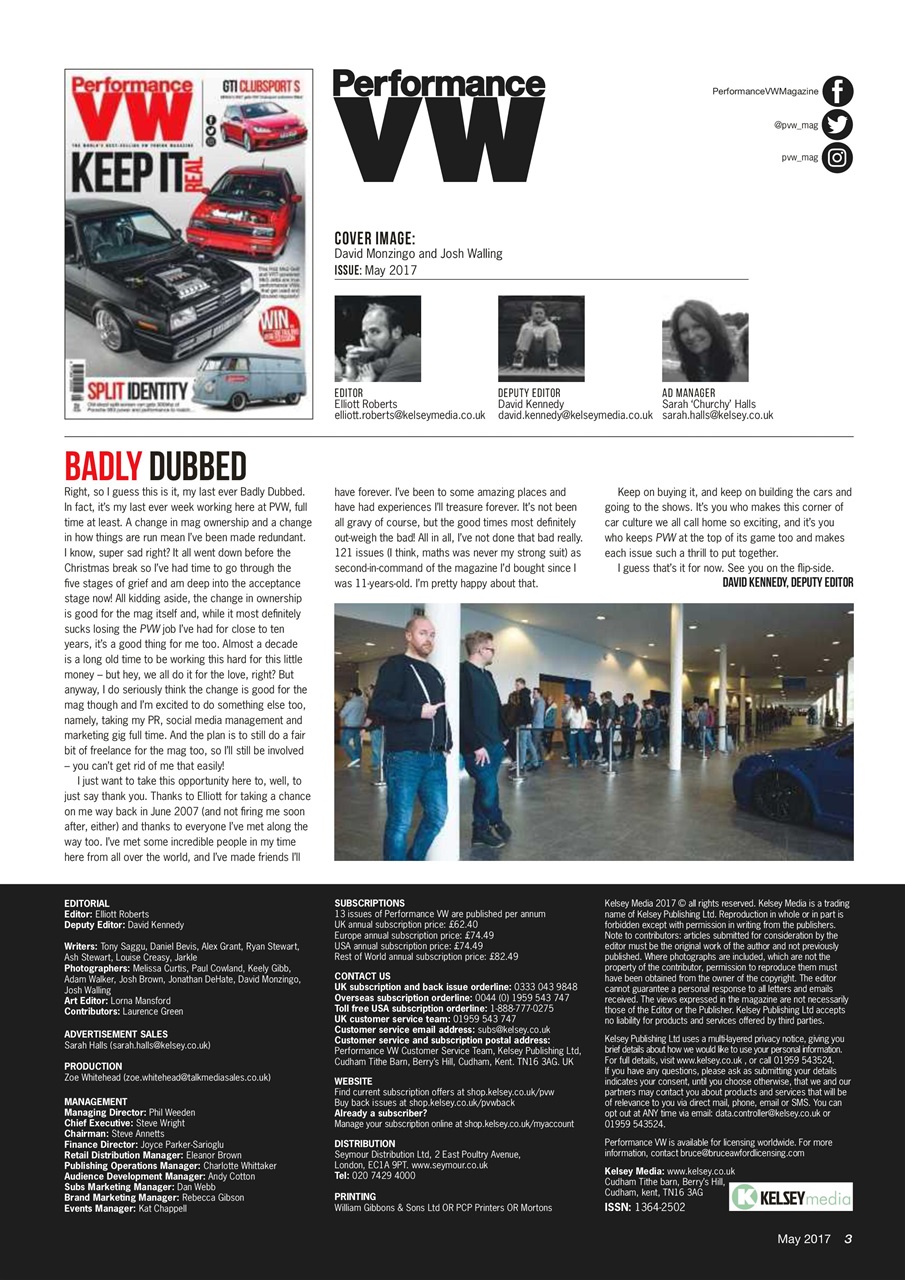 Performance VW Preview Pages