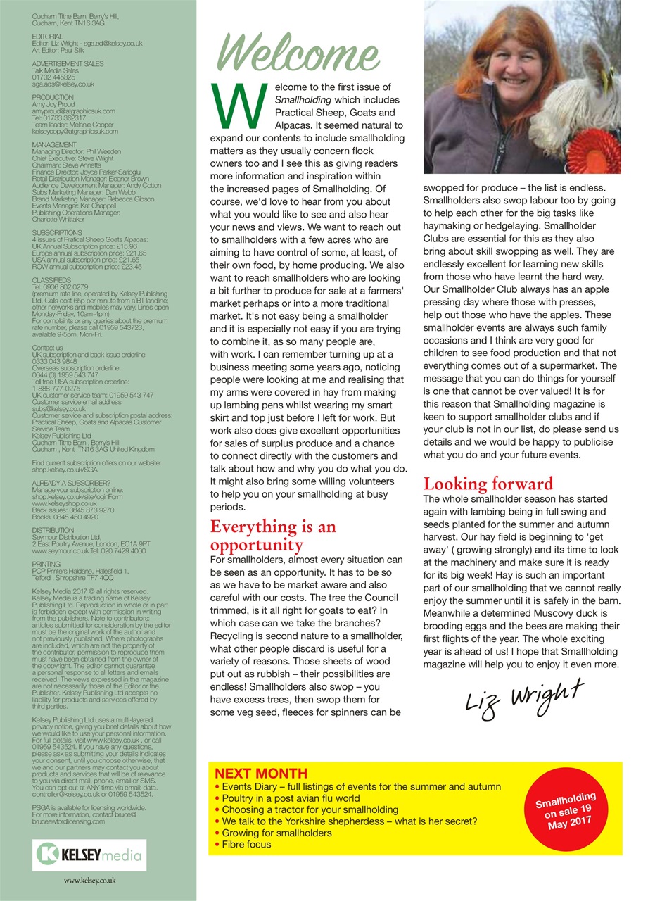 The Smallholder Preview Pages