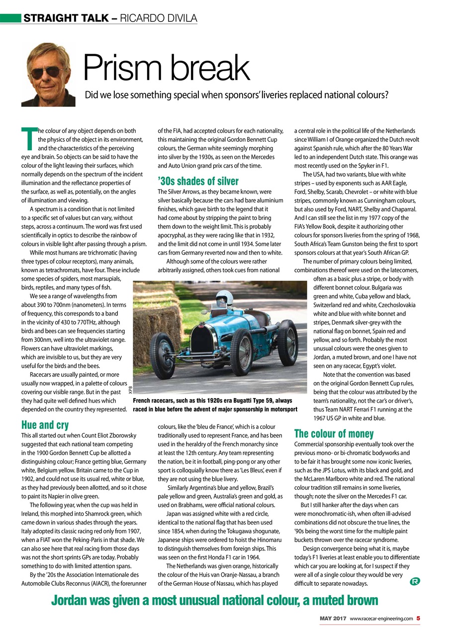 Racecar Engineering Preview Pages