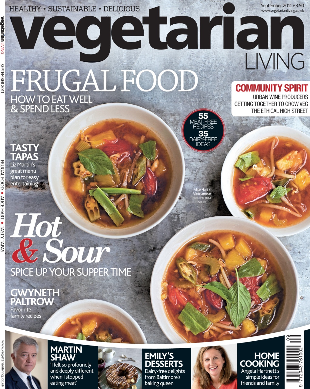 Vegetarian Living Preview Pages