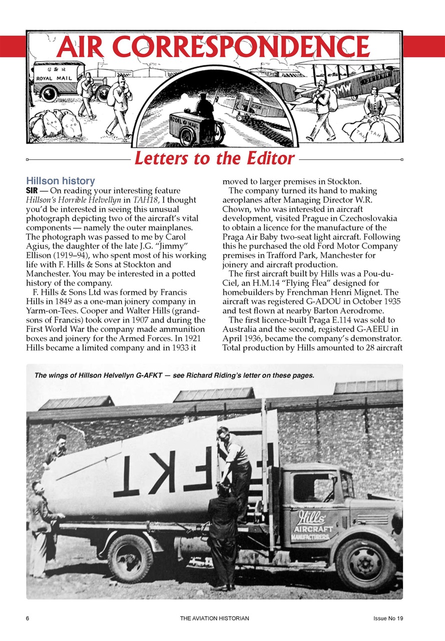 The Aviation Historian Magazine Preview Pages