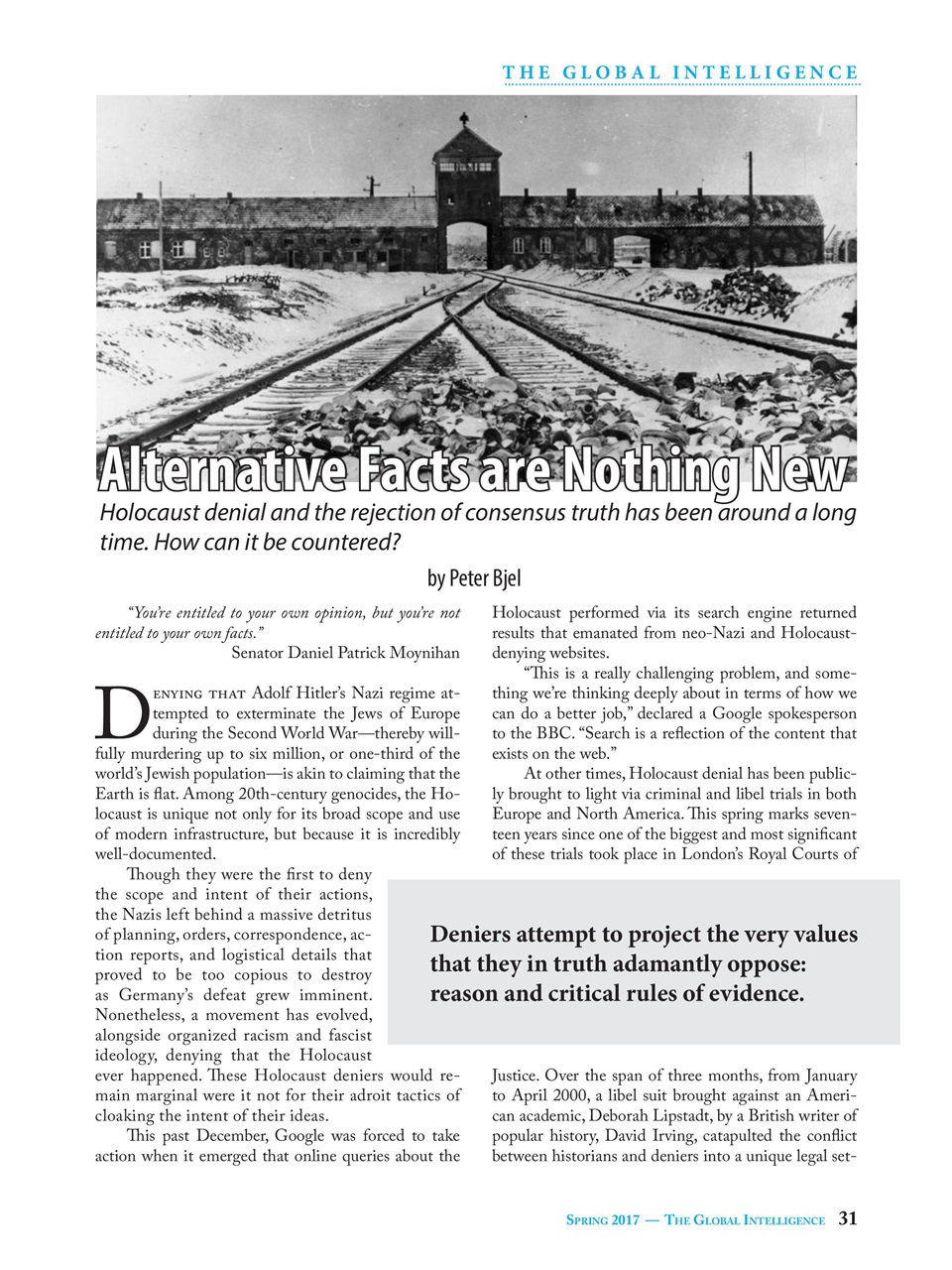 The Global Intelligence Preview Pages