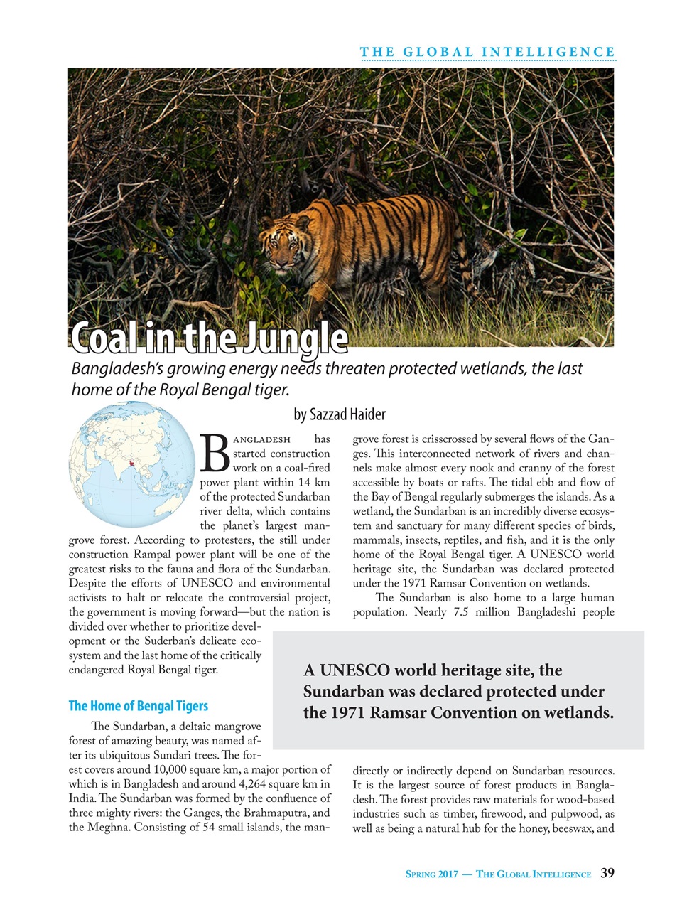 The Global Intelligence Preview Pages