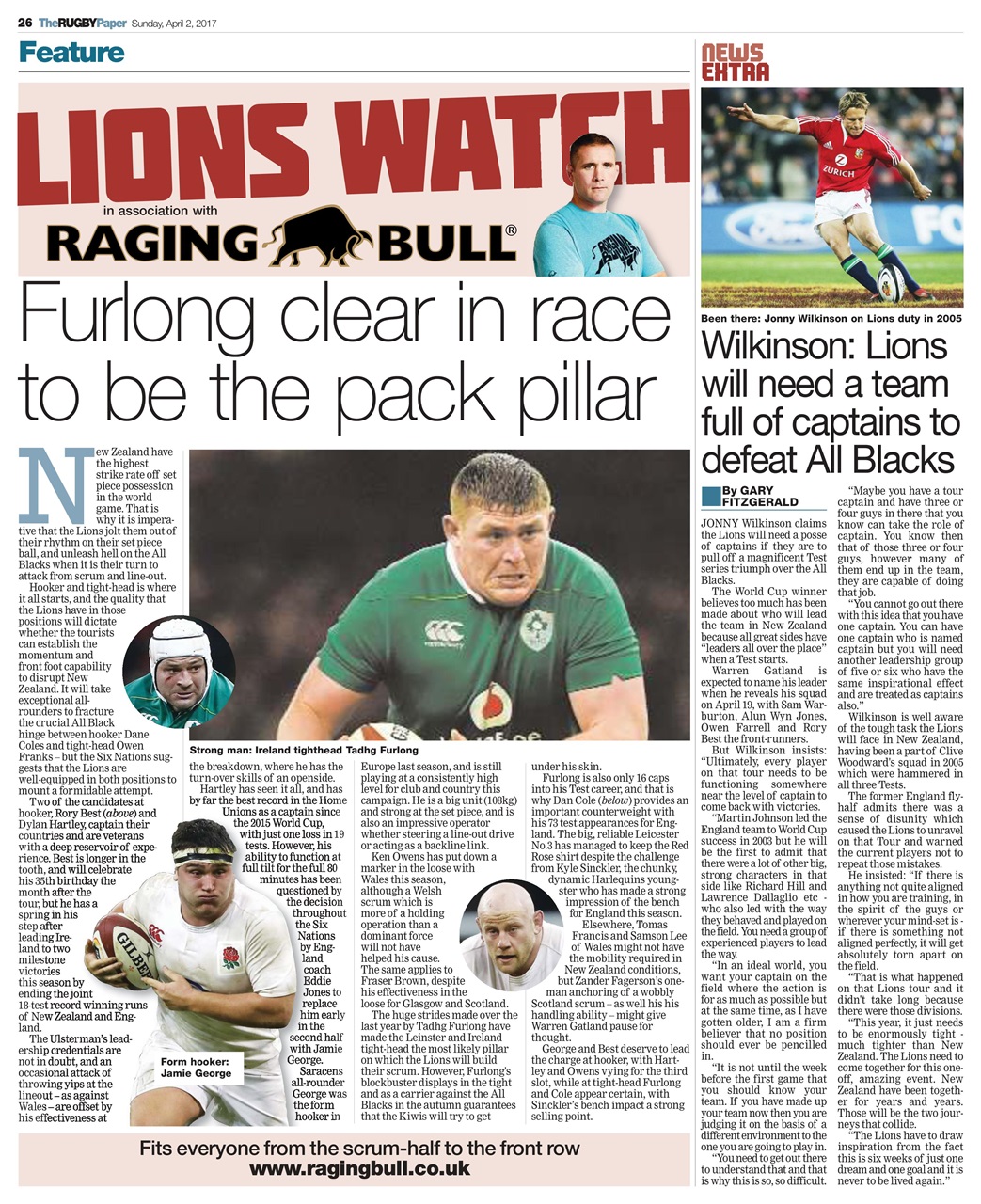 The Rugby Paper Preview Pages