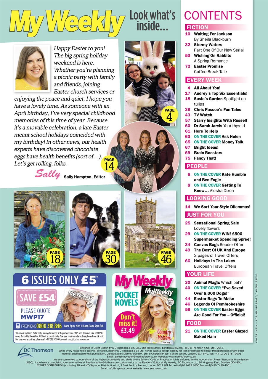 My Weekly Preview Pages