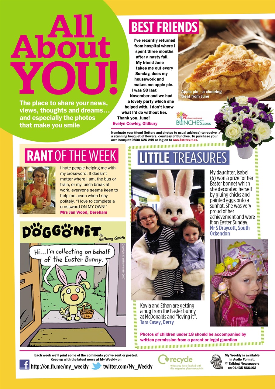 My Weekly Preview Pages