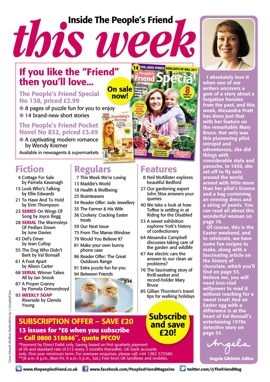 The People’s Friend Preview Pages