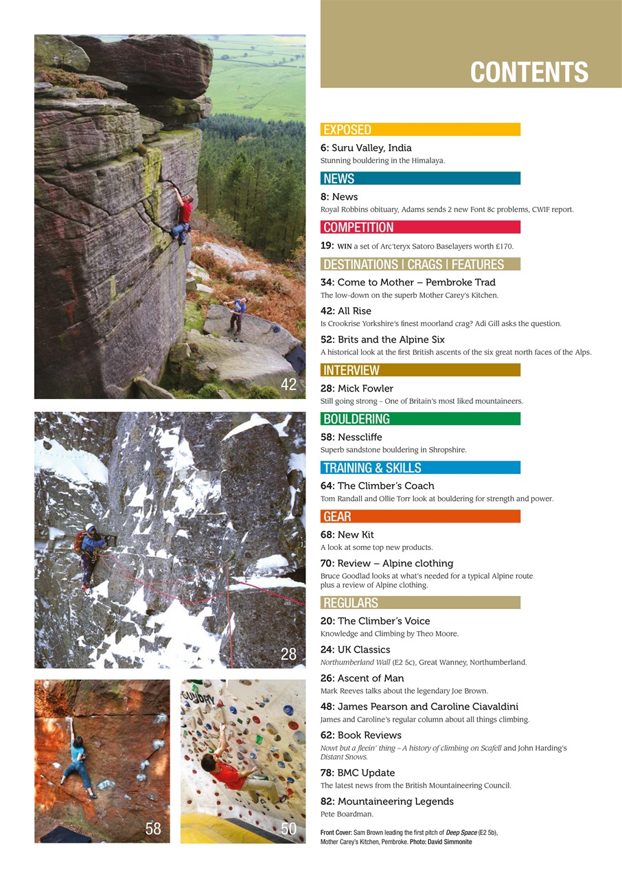 Climber Preview Pages