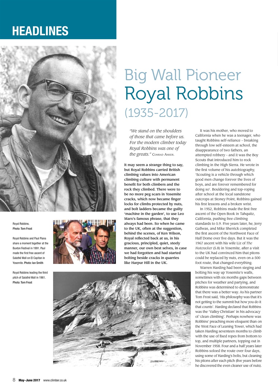 Climber Preview Pages