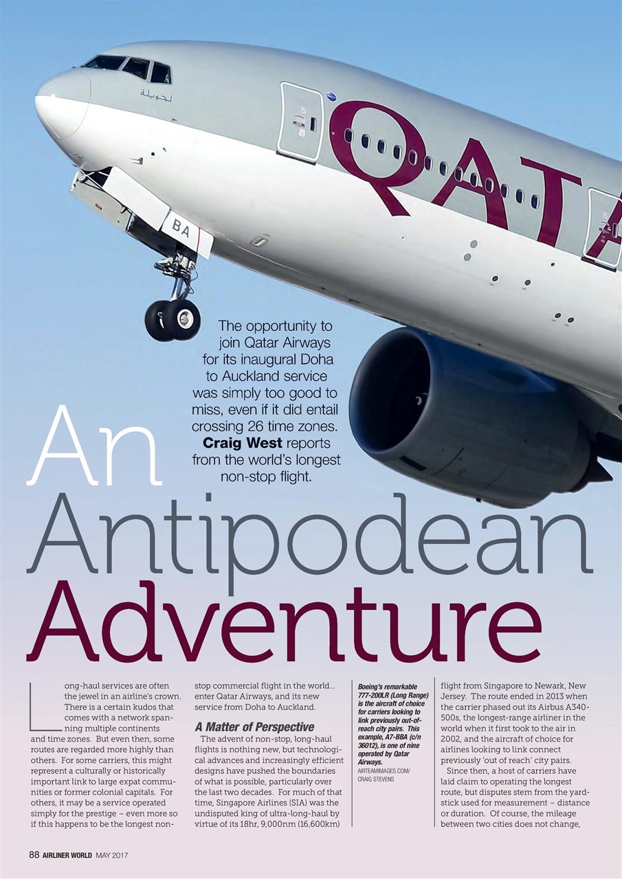 Airliner World Preview Pages