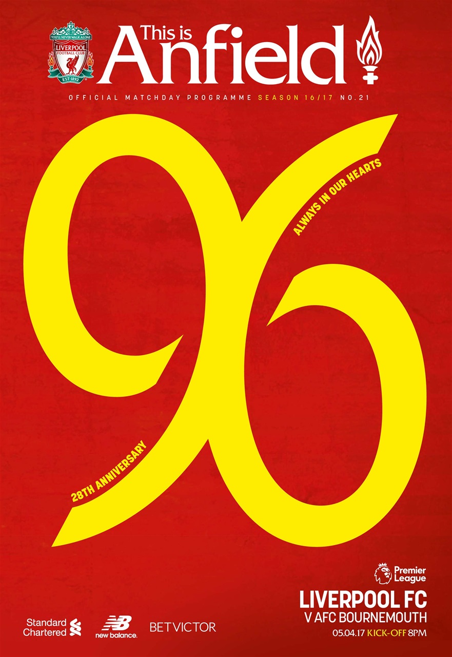 Liverpool FC Programmes Preview Pages