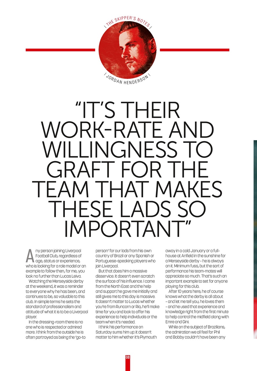 Liverpool FC Programmes Preview Pages