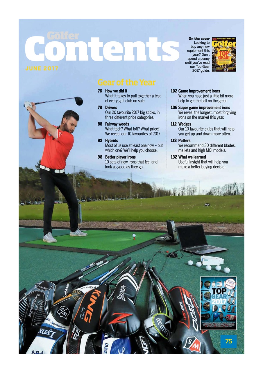 Today's Golfer Preview Pages