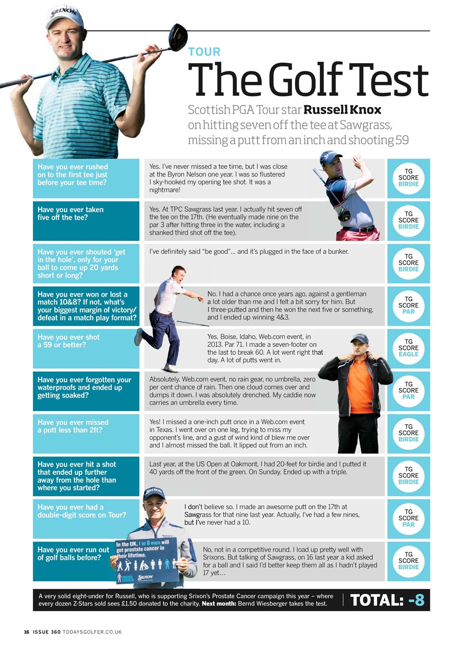Today's Golfer Preview Pages