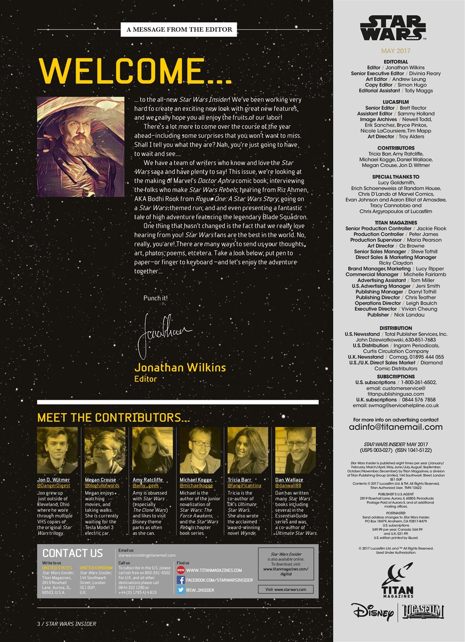 Star Wars Insider Preview Pages