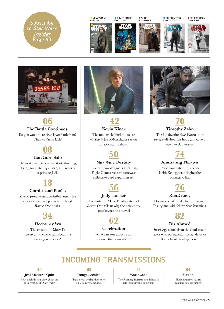 Star Wars Insider Preview Pages