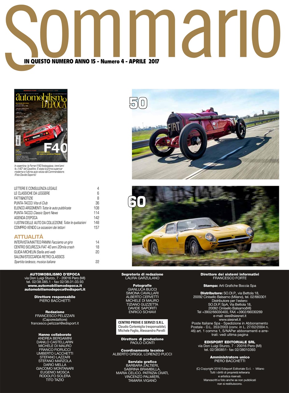 Automobilismo d'Epoca Preview Pages