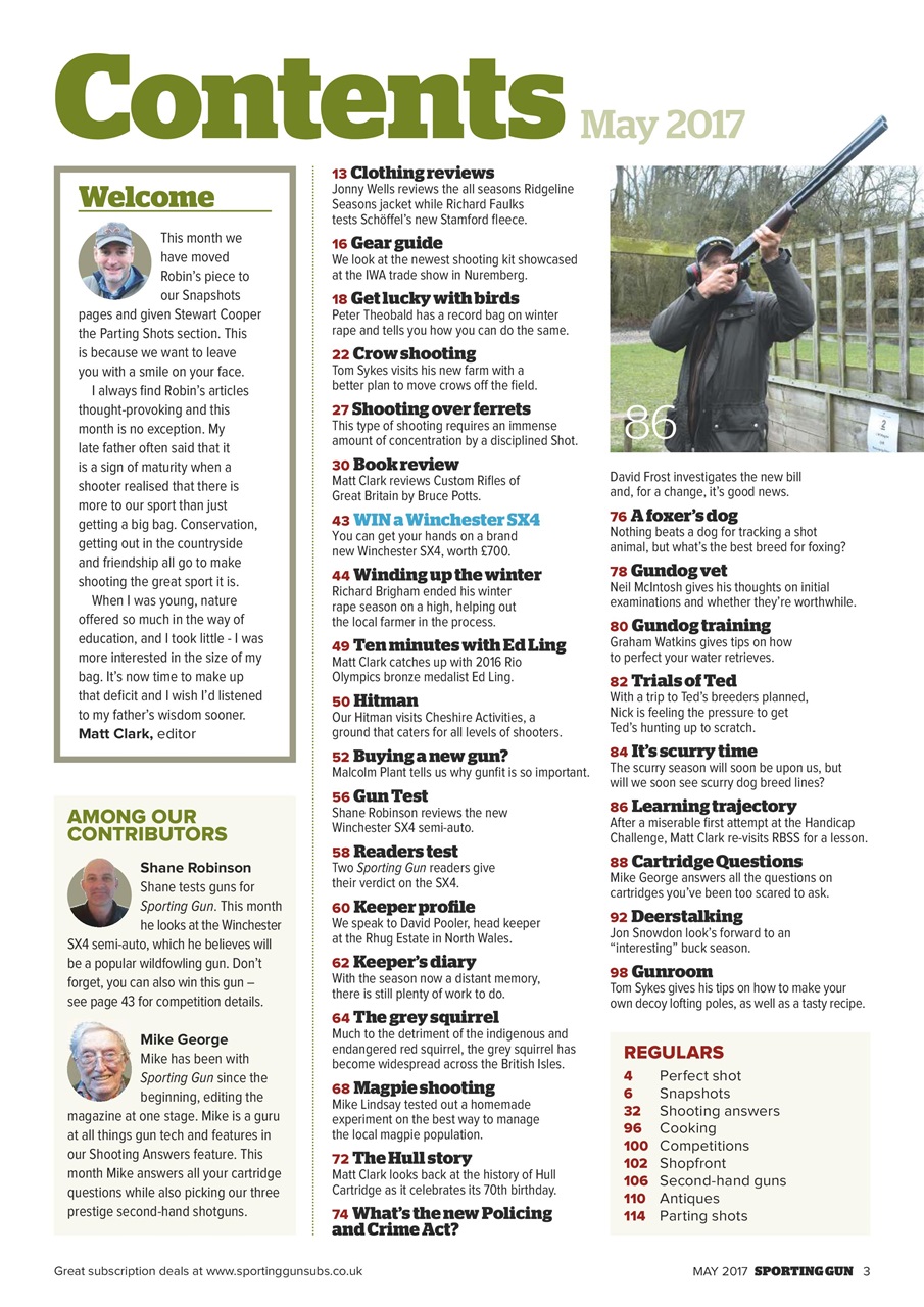 Sporting Gun Preview Pages