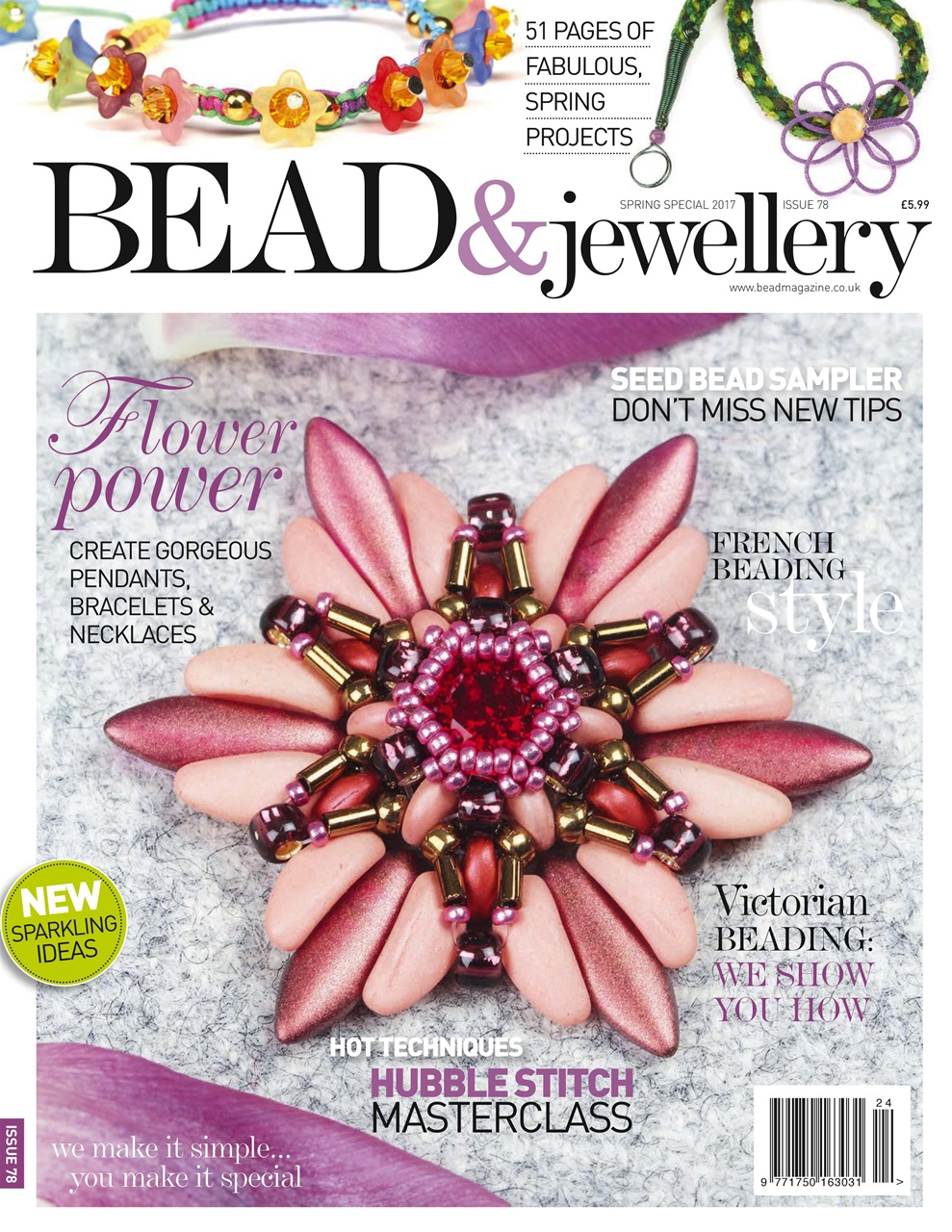 Bead & Jewellery Magazine Preview Pages