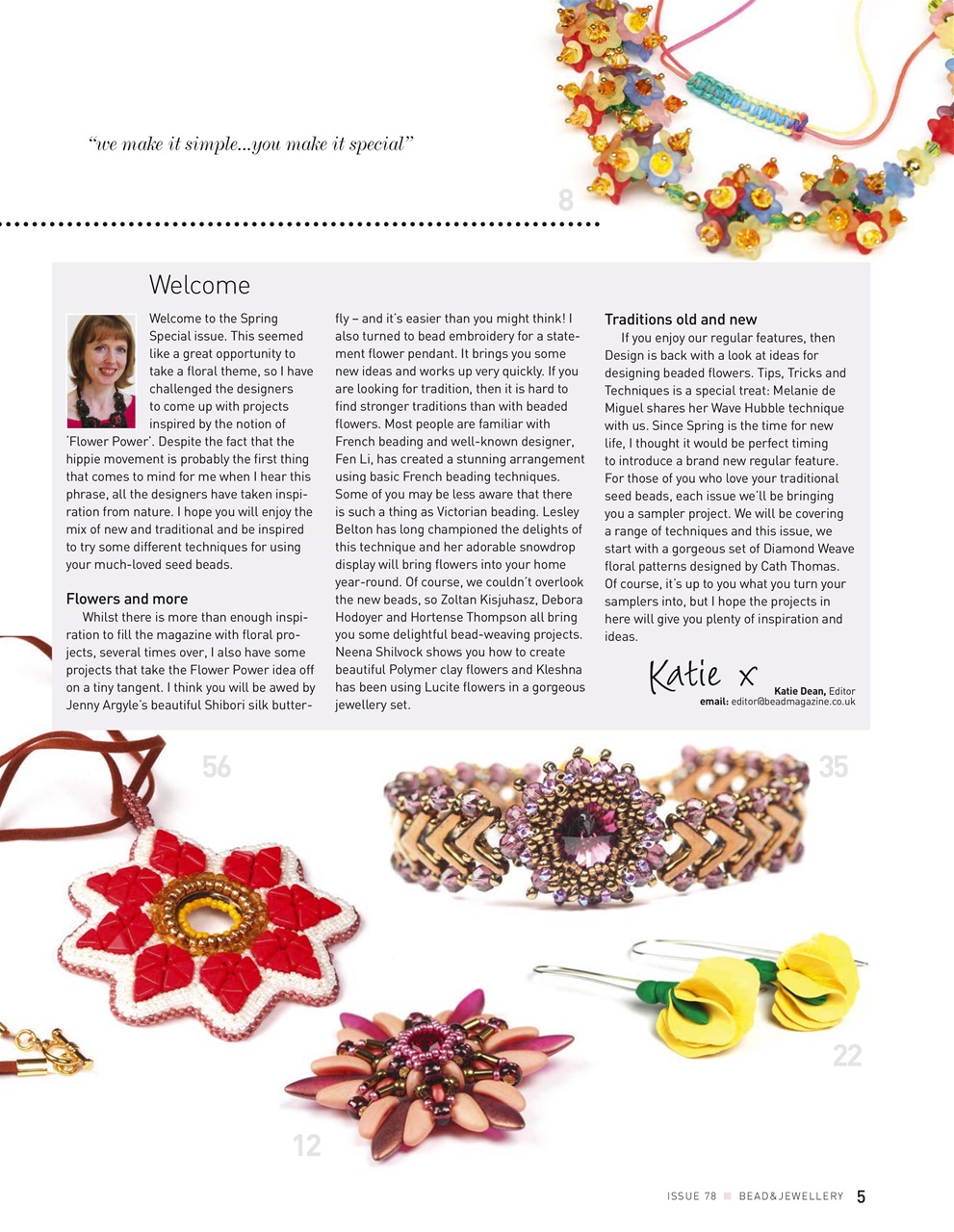 Bead & Jewellery Magazine Preview Pages