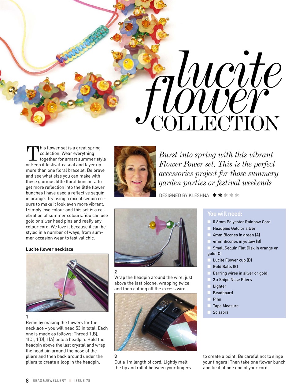 Bead & Jewellery Magazine Preview Pages