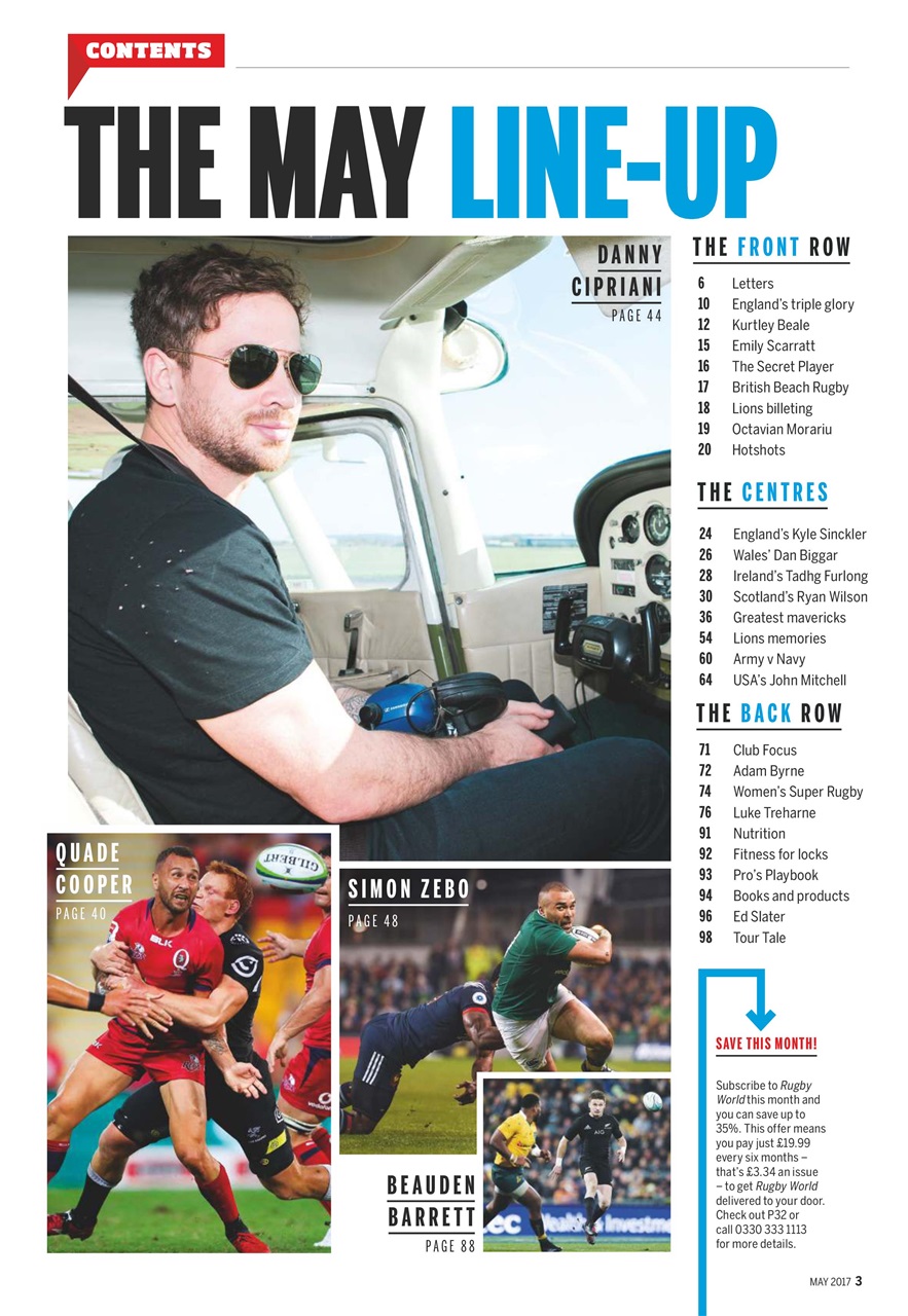 Rugby World Preview Pages