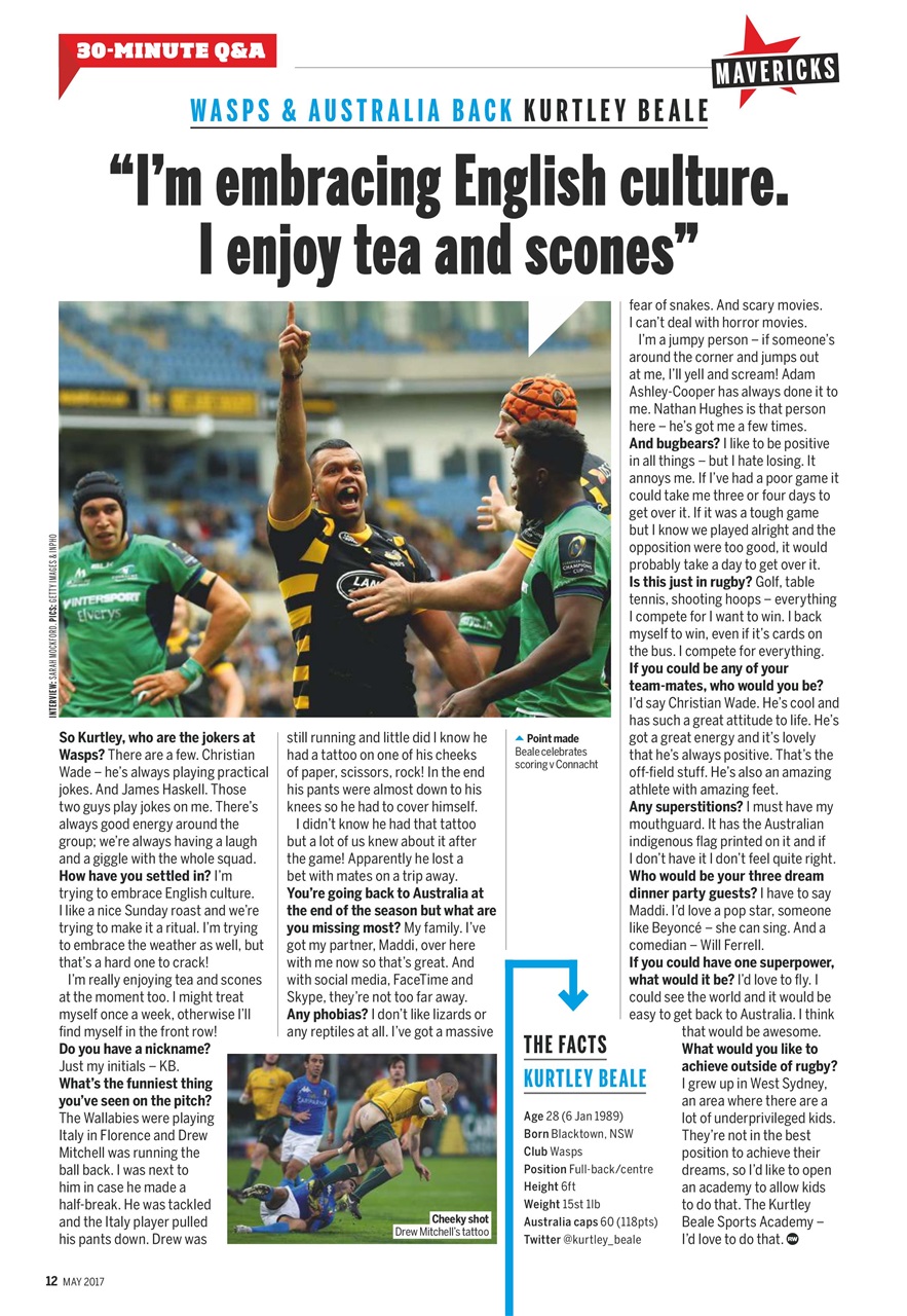 Rugby World Preview Pages