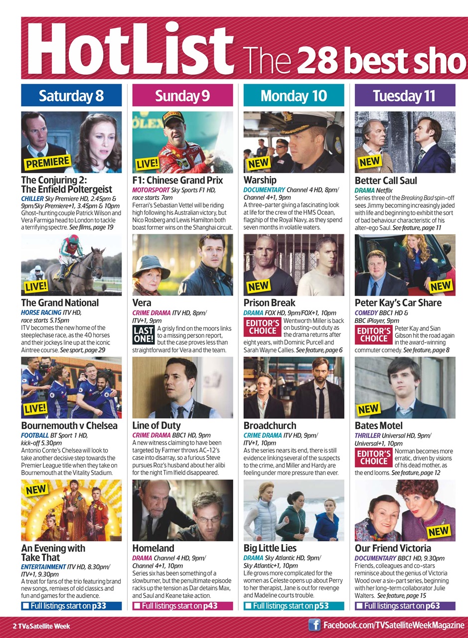 TV & Satellite Week Preview Pages
