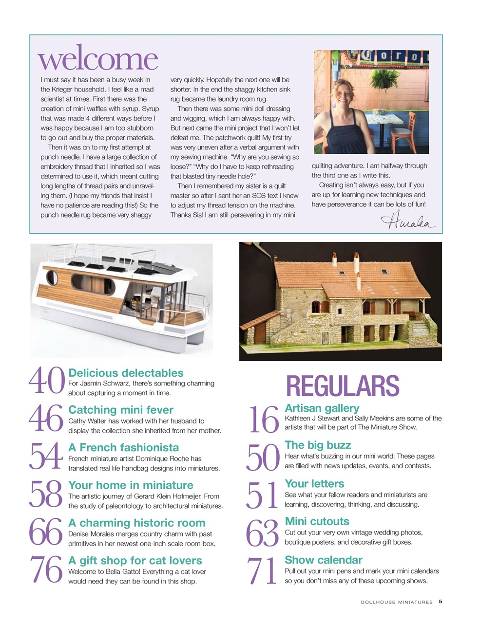 Dollhouse Miniatures Preview Pages